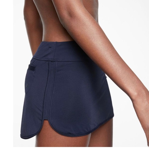 Athleta Tidal Swim Skirt in Ress Blue Size S P 405807 Beach Skort Tennis Golf - Picture 16 of 16